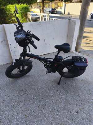 ACE WEELS Fat Bike Folding Electric Bicycle 48v with Accessories