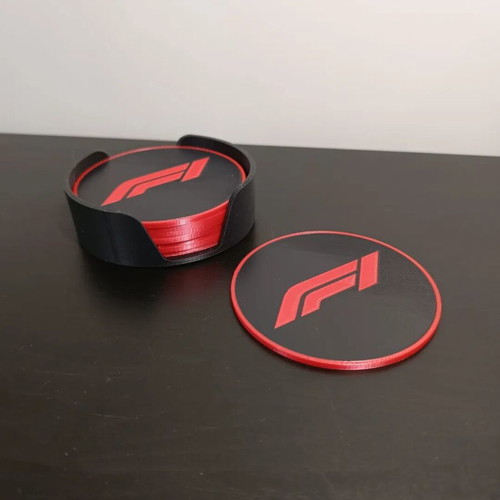 F1 base with 6 coasters full set new