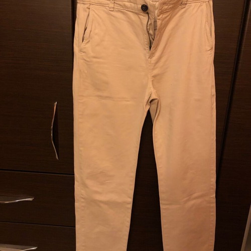 ZARA fabric beige pants straight fit like new for boy 11 years