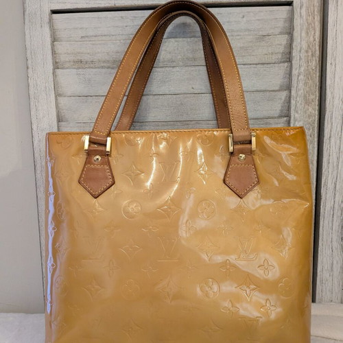 Louis Vuitton Houston Tote Bag like new, yellow and gold