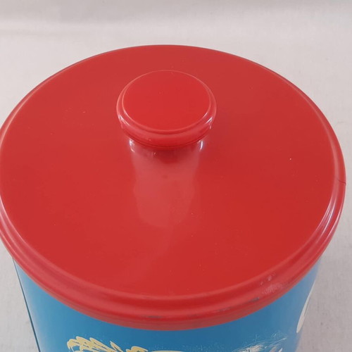 Cheingo 1970s large vintage tin cookie box Mickey Mouse used