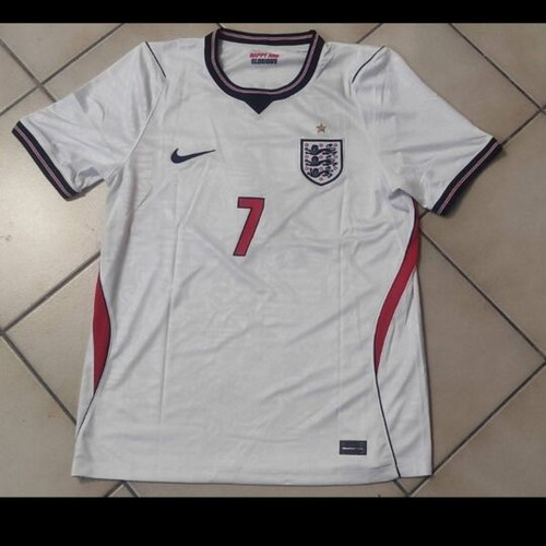 England National Team Jersey with Saka Number 7, 2026 World Cup Home Kit
