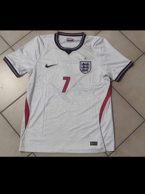 England National Team Jersey with Saka Number 7, 2026 World Cup Home Kit