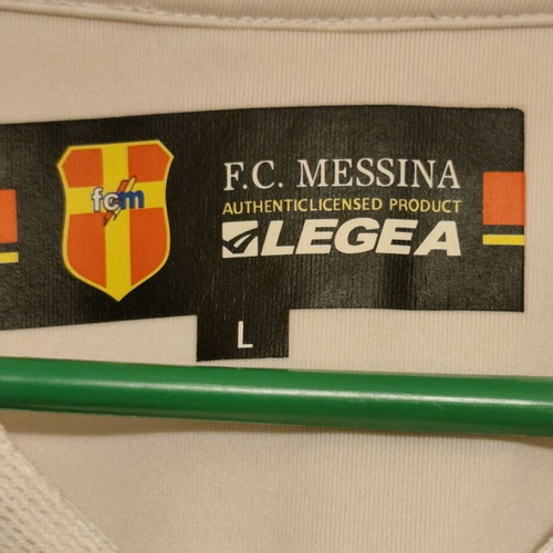 Messina Italy football jersey, authentic, size L