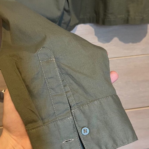 H&M short shirt like new, olive green, size S