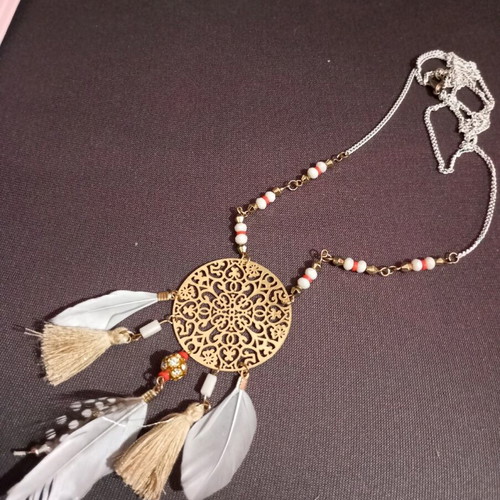 Necklace with long chain new