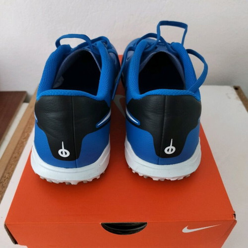 Nike Tiempo Legend 10 TF like new, football shoes size 43, white and blue