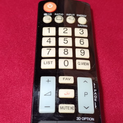 LG TV Remote AKB73615307 used with 3D and Smart TV buttons