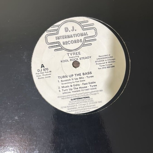 Tyree vinyl record used, 1988 USA edition