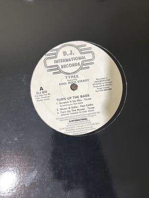 Tyree vinyl record used, 1988 USA edition