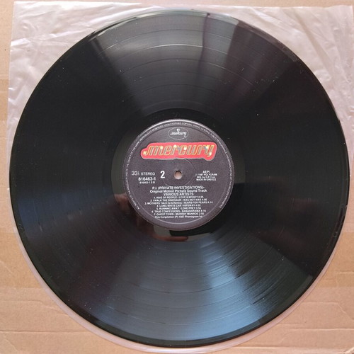 P.I. Private Investigations LP rock soundtrack like new