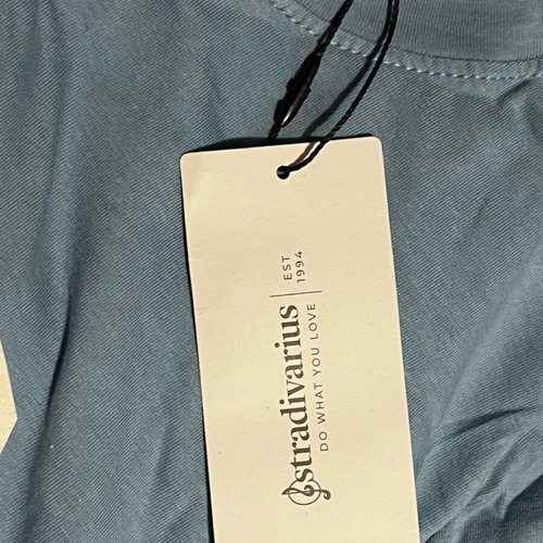 T-shirt Sisters Squad Stradivarius καινούργια, μπλε, Large και Medium
