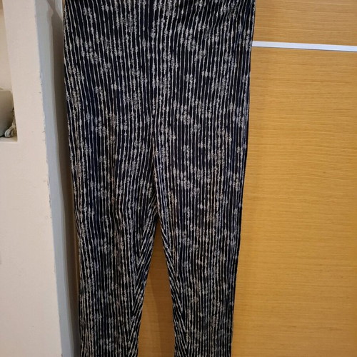 Women's pants like new, blue and white, size M