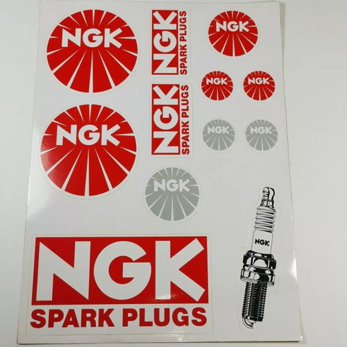 NGK Spark Plugs Stickers new