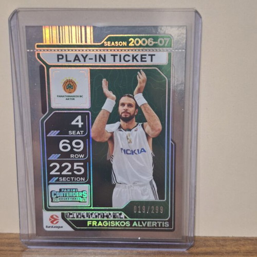 Fragiskos Alvertis Panathinaikos Panini Contenders EuroLeague card new