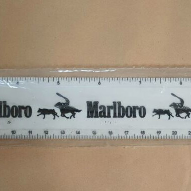 Marlboro plastic ruler 33 cm from the 80s new