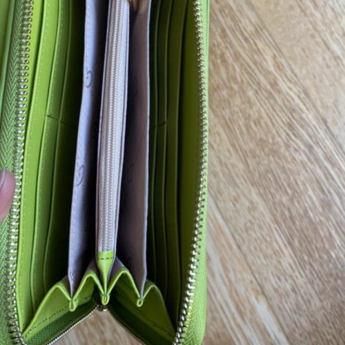 Caprice green crossbody phone bag wallet