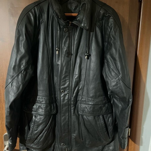 Leather jacket Prince size XL like new with silk lining made in Germany