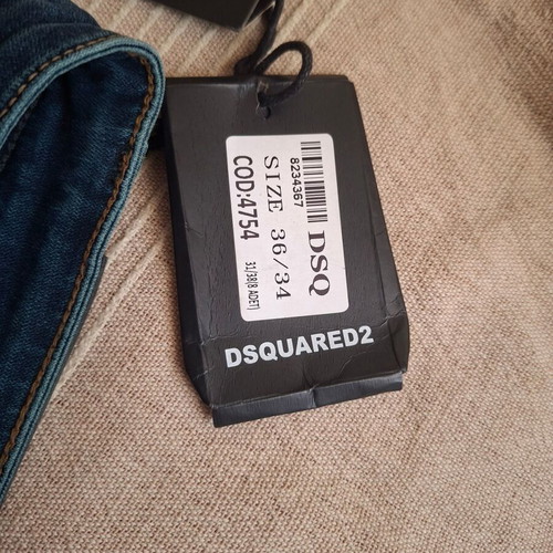 Dsquared2 men's jeans, new, size 36/34, blue