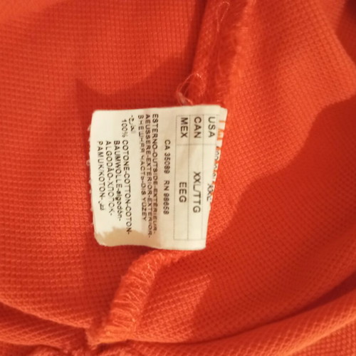 Paul & Shark polo shirt, XXL, orange-red
