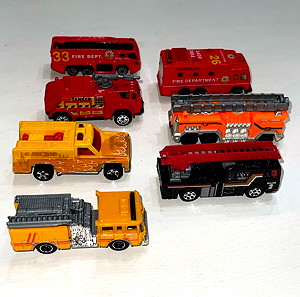 Αυτοκινητάκια Πυροσβεστικής Hot Wheels & Matchbox