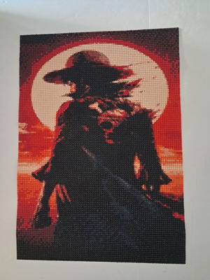 Monkey D. Luffy Diamond Art from One Piece anime