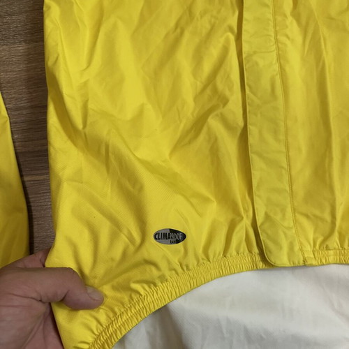 Adidas ClimaProof Rain Jacket yellow, size S, new
