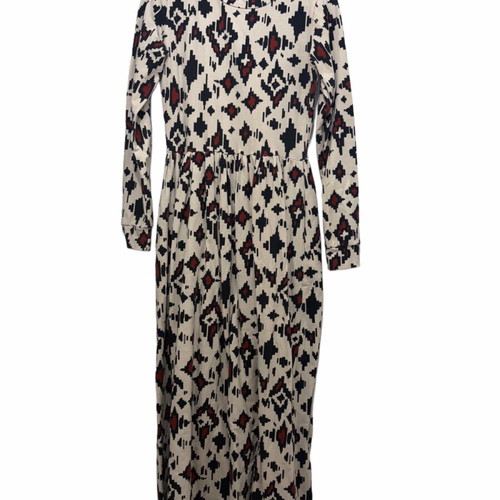 Karavan dress like new with printed fleece fabric
