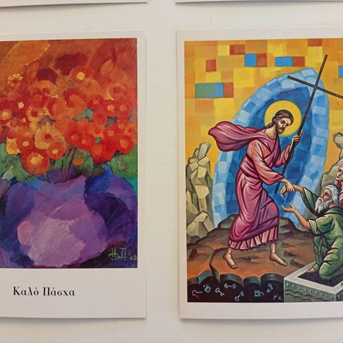 Easter commemorative greeting cards vintage, set of 10, like new