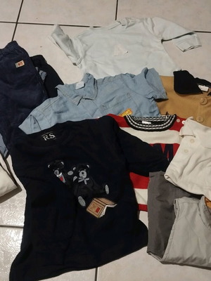 Pack of 11 boy clothes 9 to 24 months used