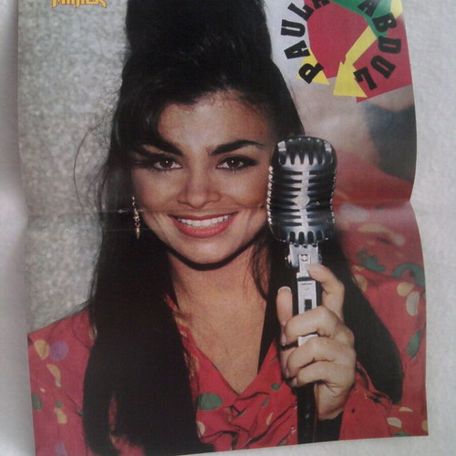 Queen (Freddie Mercury) & Paula Abdul poster like new