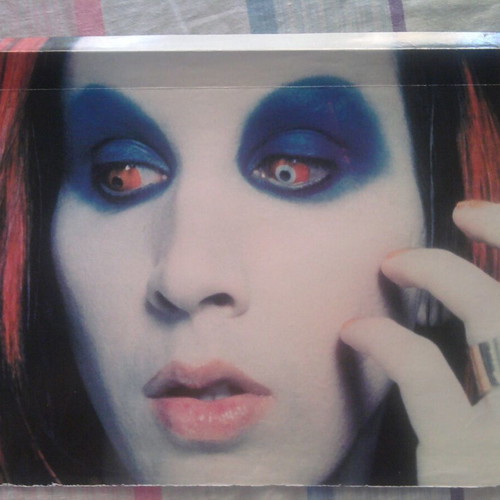 Marilyn Manson & Aqua poster used, size 30x23