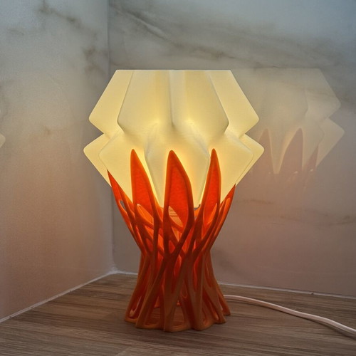3D Printed Wave Lamp new