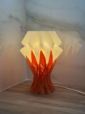 3D Printed Wave Lamp new