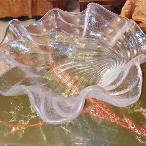 Decorative crystal shell style used