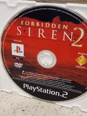 Forbidden Siren 2 PlayStation 2 game used, PAL UK disc only