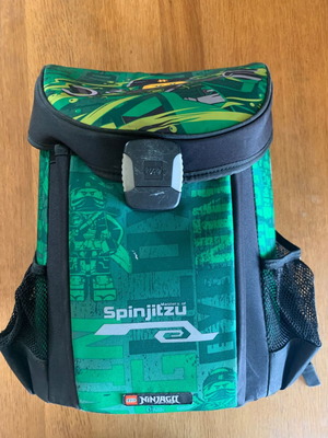 Lego Ninjago school backpack used for elementary