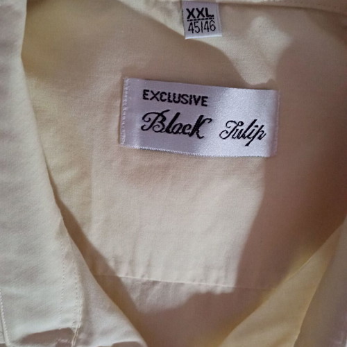 Exclusive Black Tulip men's dress shirt XXL almost like new, light fabric