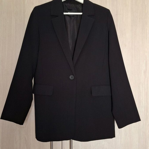 Pull & Bear oversized black jacket like new