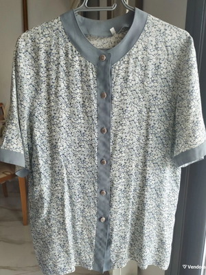 Vintage Women's Shirt XXL ditsy floral pattern like new