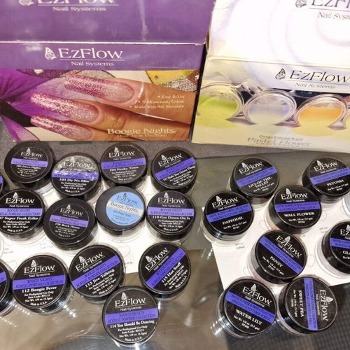 Acrylic powders like new for building and nail art