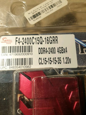 DDR4 G.SKILL 4x4GB σετ