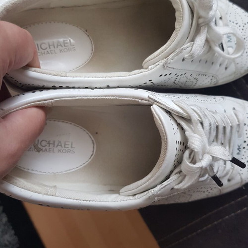 Michael Kors women's leather sport shoes like new, size 36, white