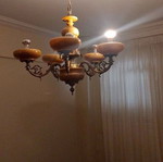 Marble ceiling light like new