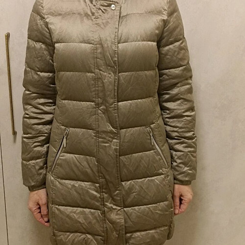Feyem women's down jacket like new, size S, beige