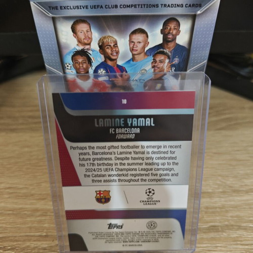 Topps Chrome UCC Lamine Yamal Base card like new