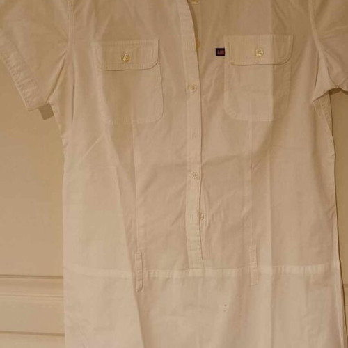 Polo by Ralph Lauren white shirt dress like new, size M