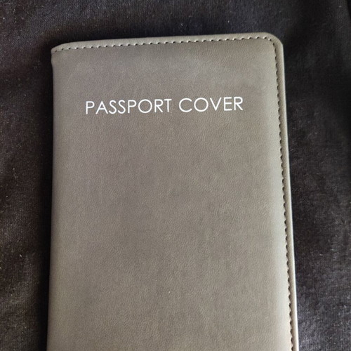 Passport holder, gray