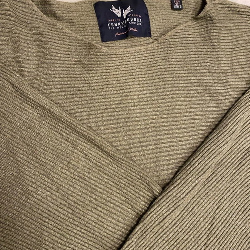 Funky Buddha khaki blouse XS/S used