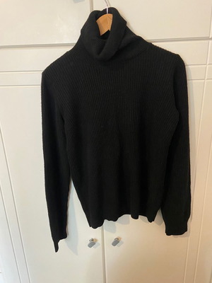 Turtle neck sweater used, black, small medium